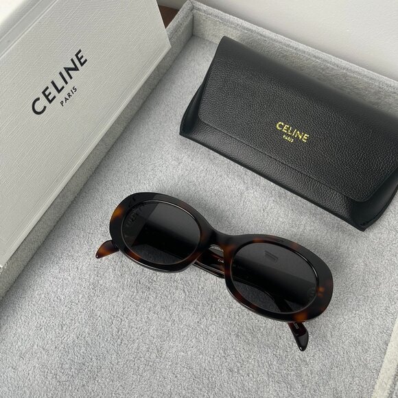 Celine Triomphe Oval Sunglasses - Picture 1 of 6